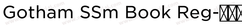 Gotham SSm Book Reg字体转换